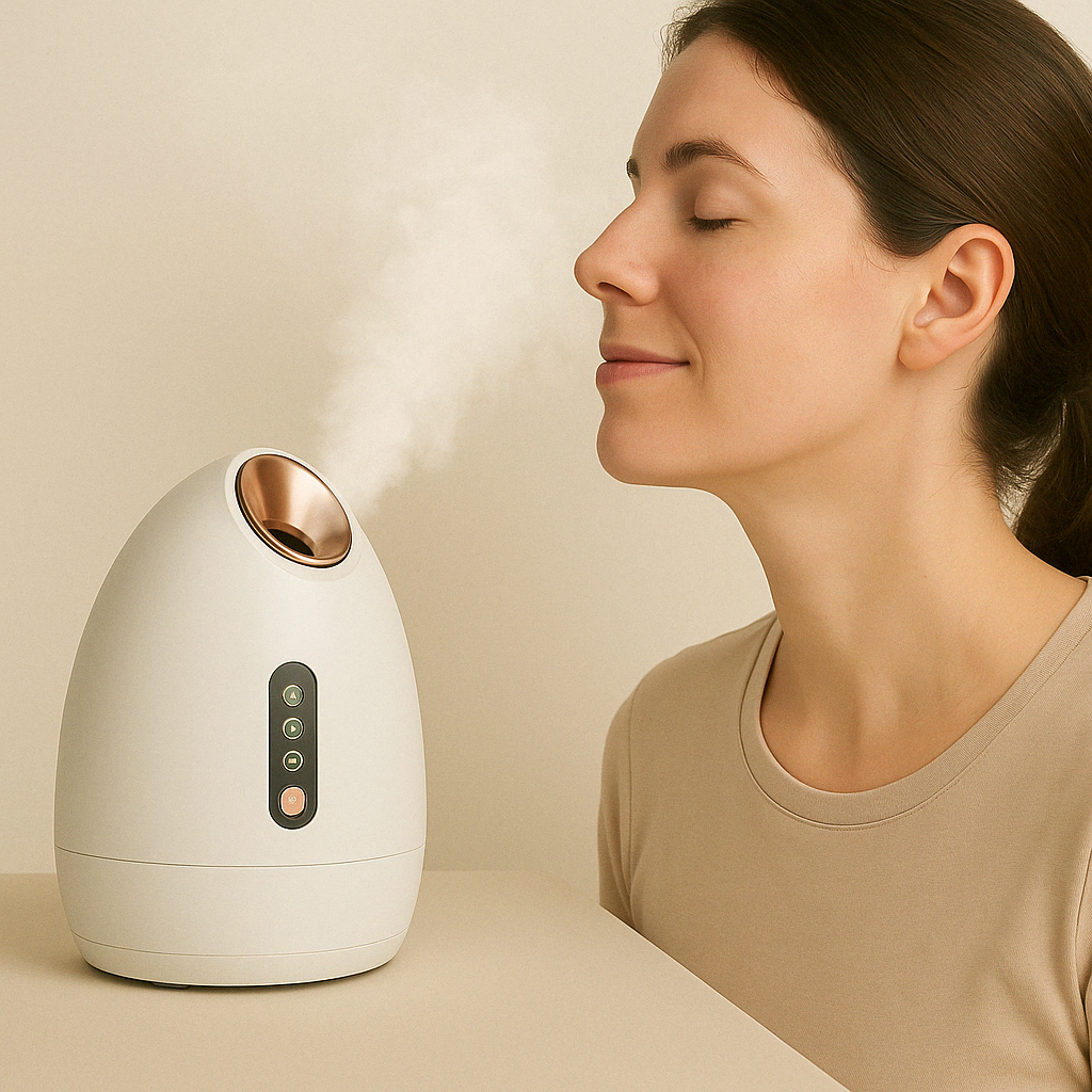 Brumisateur faciale 2-en-1